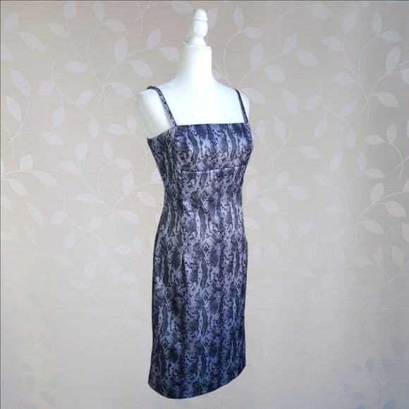 90s Baddie Snake Print Dress - Y2k Bratz Mcbling Club Style Vintage La Belle - Picture 6 of 16